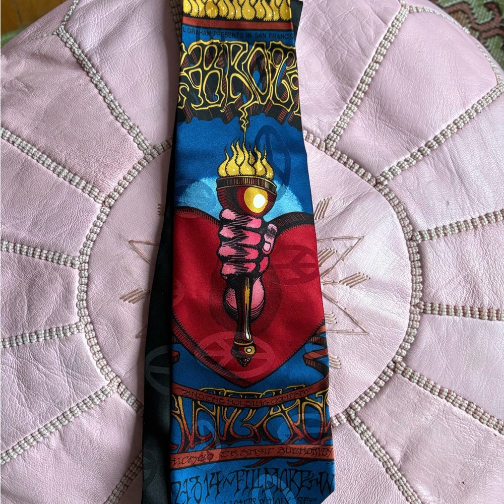 Fillmore Poster Ties “Heart and Torch”